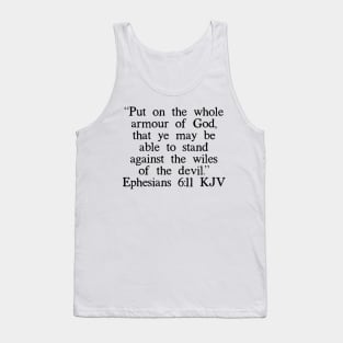 Ephesians 6:11 KJV Tank Top